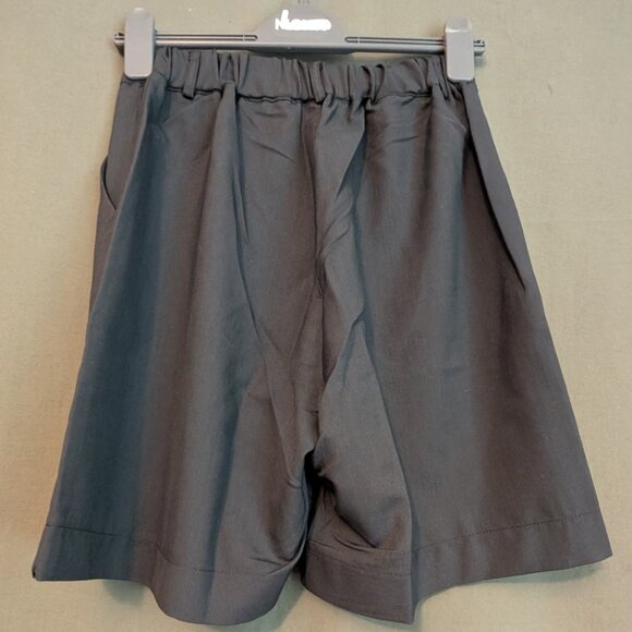 Hotouch Womens Shorts Summer Bermuda Shorts Casual Elastic High Waisted Wide Leg - Picture 7 of 11